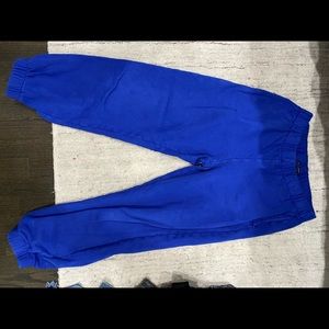 Brandy Melville electric blue joggers